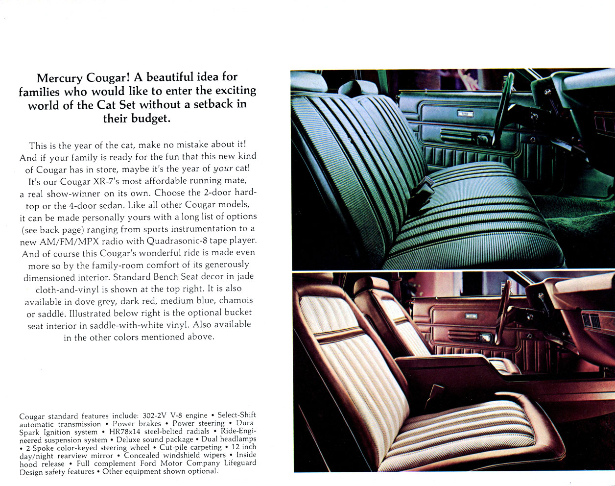 1977 Mercury Cougar Brochure Page 11